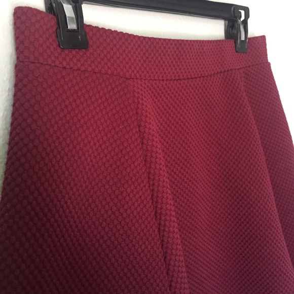 ✨Mini length burgundy skirt✨ - Picture 2 of 3
